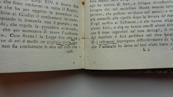 DEI DELITTI E DELLE PENE. Edizione ultima dellanno MDCCLXIX. Collaggiunta …