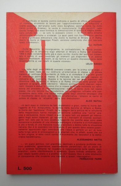 LA STRAGE DI STATO. Controinchiesta. Quarta edizione.