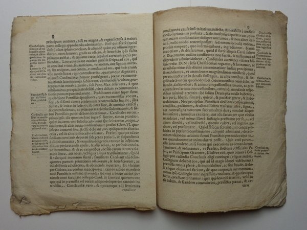 BULLA SUPER REFORMATIONE CONCLAVIS in electione Romani Pontificis.