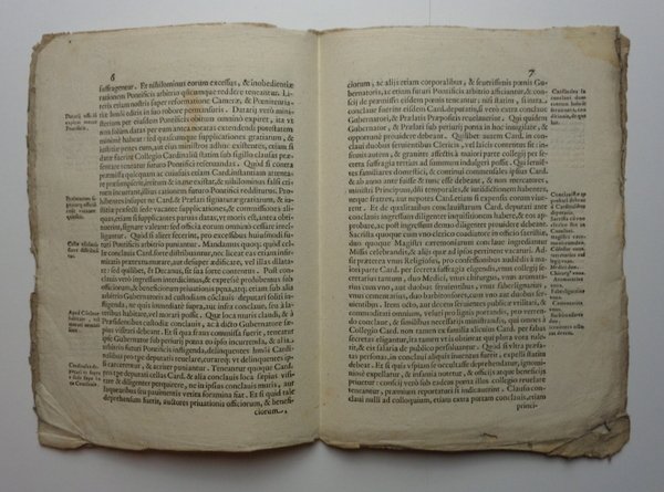 BULLA SUPER REFORMATIONE CONCLAVIS in electione Romani Pontificis.