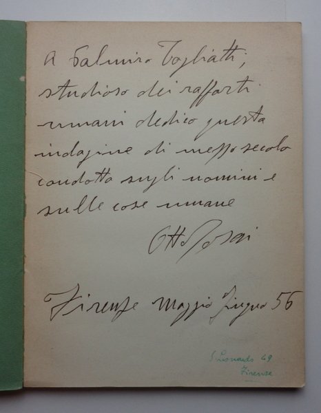 OTTONE ROSAI: CINQUANT'ANNI DI DISEGNO. (Con invio autografo di Rosai …