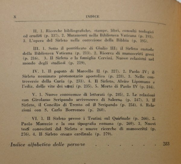 TRE RICERCHE SULLA STORIA DELLA CHIESA NEL CINQUECENTO.