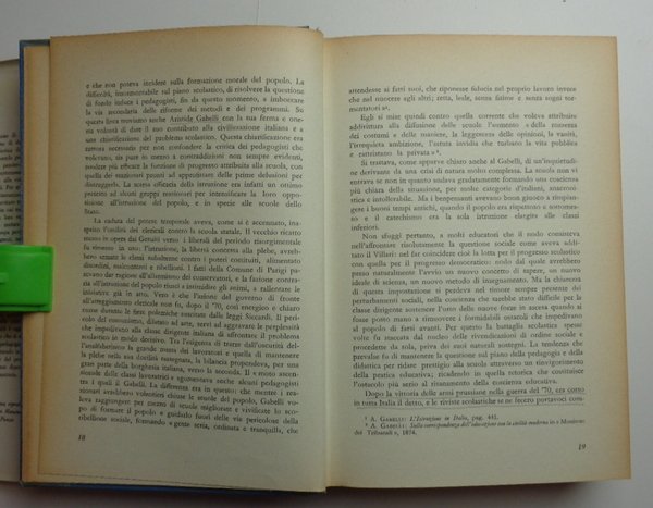 LA SCUOLA ITALIANA DAL 1870 AI GIORNI NOSTRI.