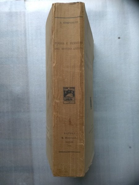 POESIA E PENSIERO DEL MONDO ANTICO.