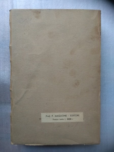 POESIA E PENSIERO DEL MONDO ANTICO.