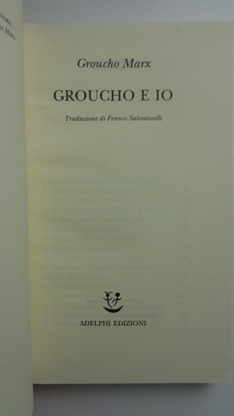 GROUCHO E IO.