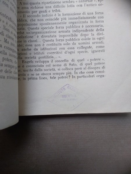 STATO E RIVOLUZIONE (ex libris Istituto Nazionale di Cultura Fascista).