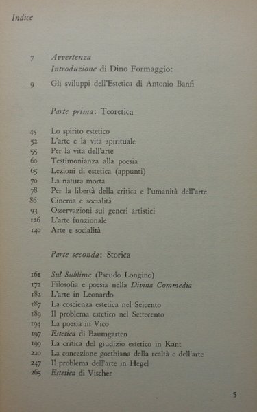 FILOSOFIA DELL'ARTE. A cura di Dino Formaggio.