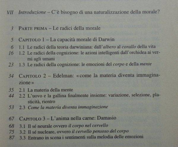 DARWINISMO MORALE. Da Darwin alle neuroscienze.