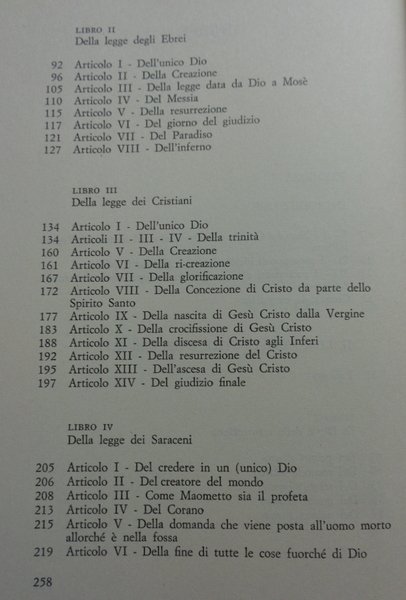 IL LIBRO DEL GENTILE E DEI TRE SAVI.