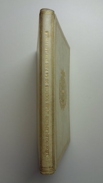 LES SOURCES DE LA PAIX INTELLECTUELLE.