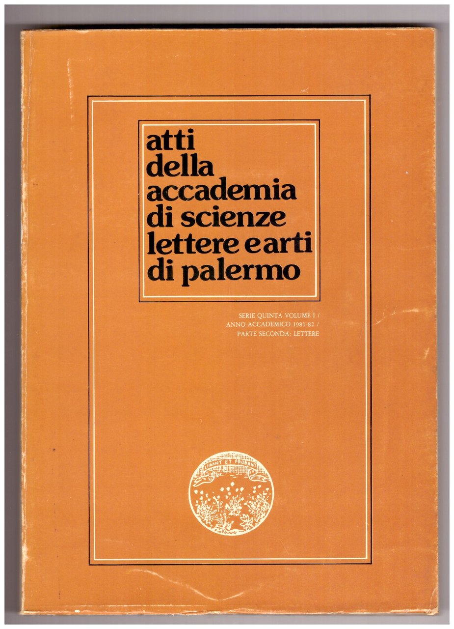 Atti della Accademia di scienze, lettere e arti di Palermo. …