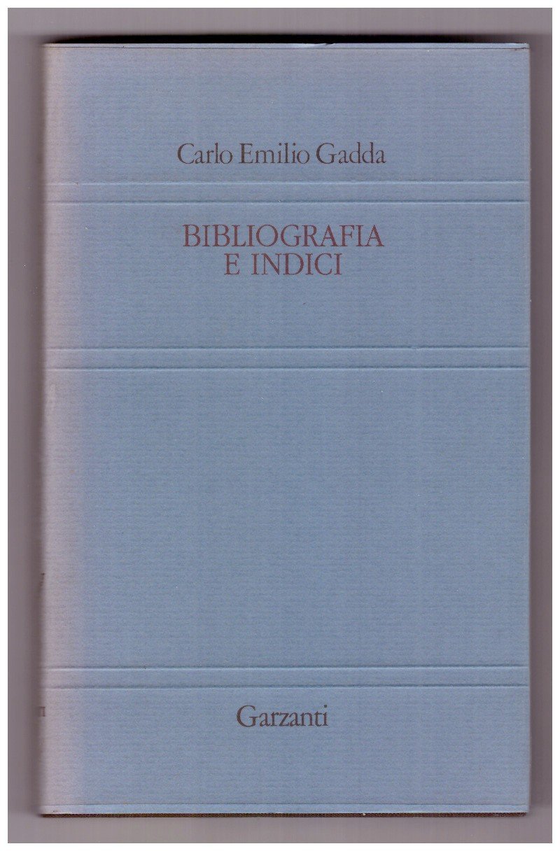 BIBLIOGRAFIA E INDICI.