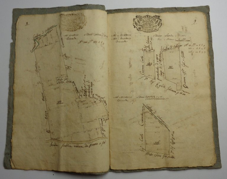 CABREO DI PROPRIETÀ IN PECETTO di Valenza. 1762.