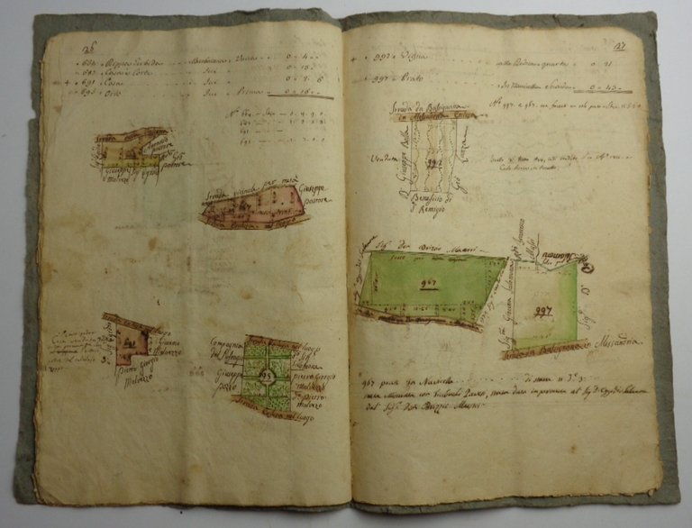 CABREO DI PROPRIETÀ IN PECETTO di Valenza. 1762.