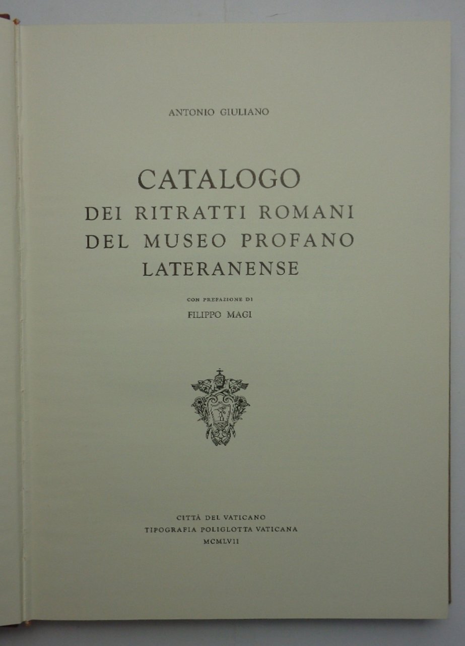 Catalogo dei ritratti romani del Museo Profano Lateranense
