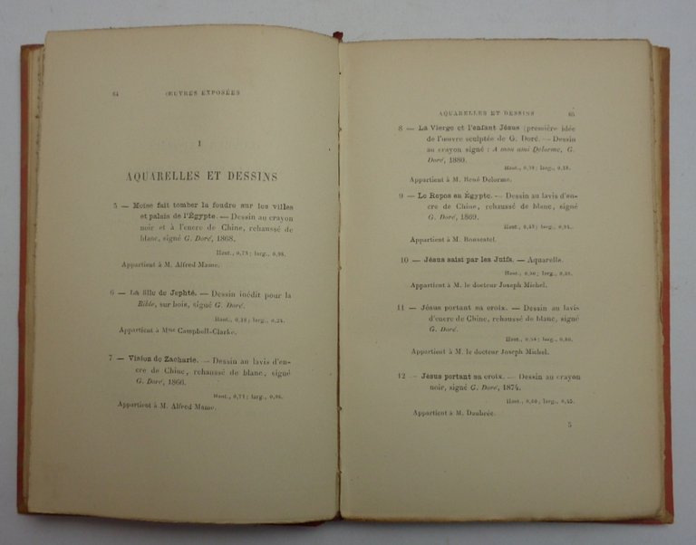 CATALOGUE DES DESSINS, ACQUARELLES ET ESTAMPES DE GUSTAVE DORÉ, exposes … | Immagine Gallery 4