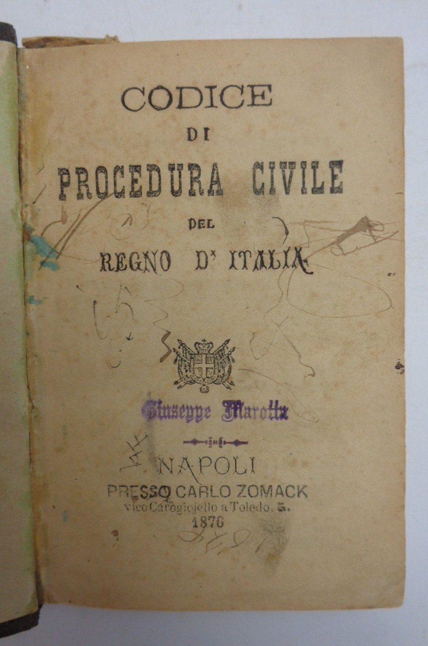 Codice di procedura civile del Regno d'Italia | Immagine principale