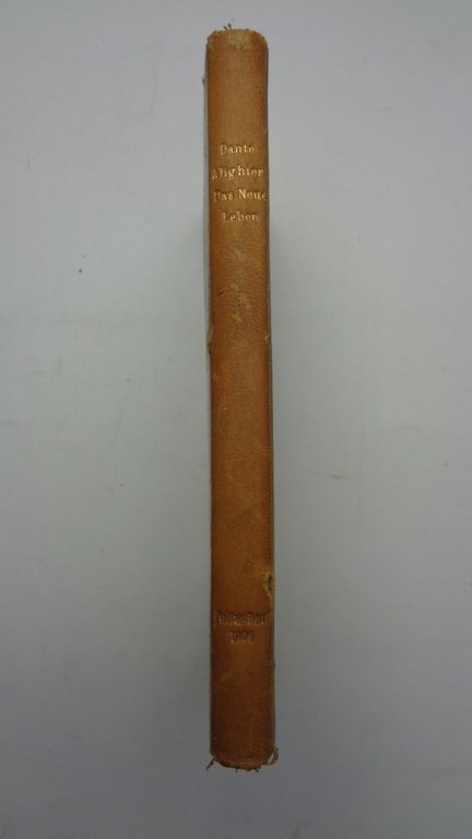 DAS NEUE LEBEN VON DANTE ALIGHIERI.