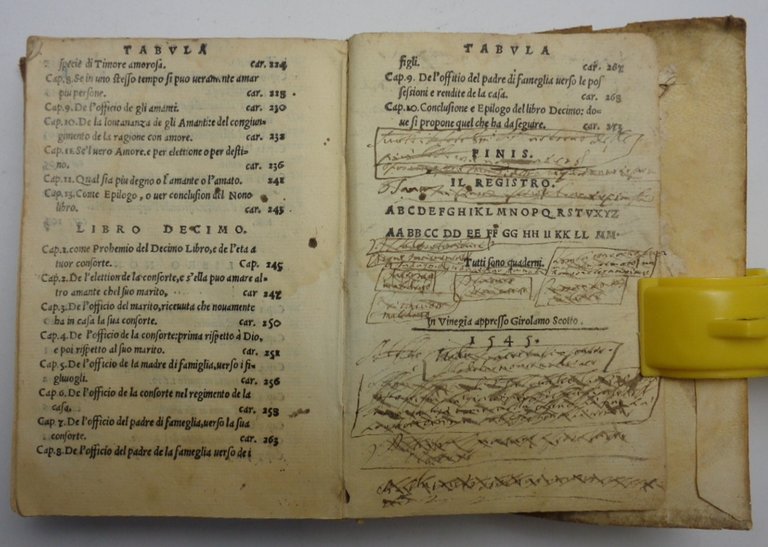 DE LA INSTITUTIONE DI TUTTA LA VITA DE L'HOMO NATO …