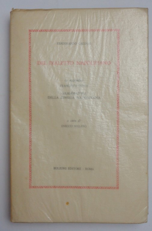 Del dialetto napoletano