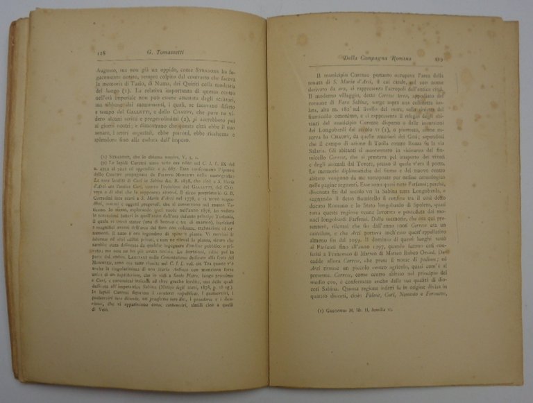 Della campagna romana nel medio evo. Illustrazione delle vie Nomentana …