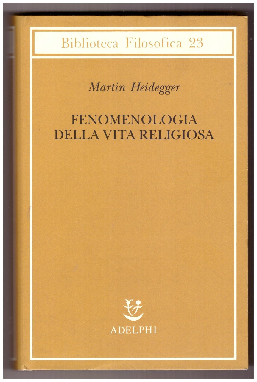 Fenomenologia della vita religiosa