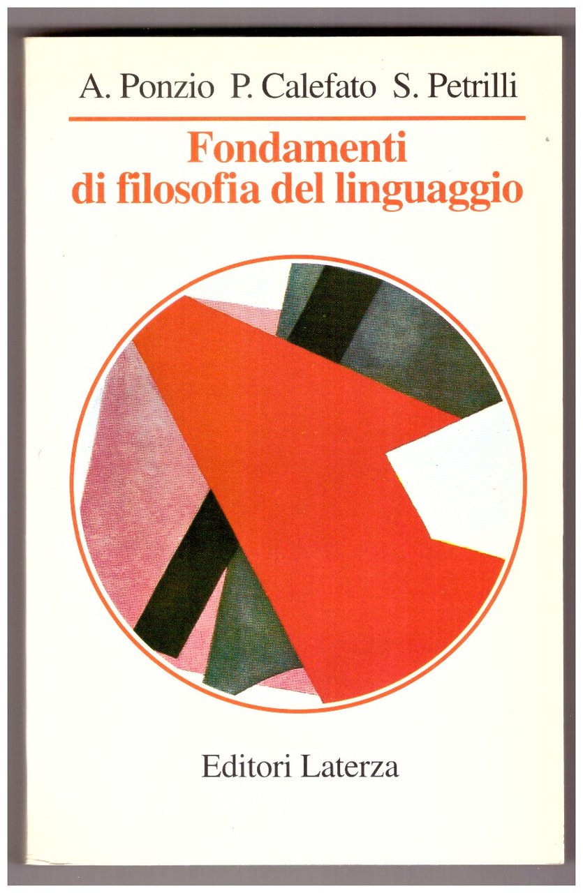 FONDAMENTI DI FILOSOFIA DEL LINGUAGGIO.