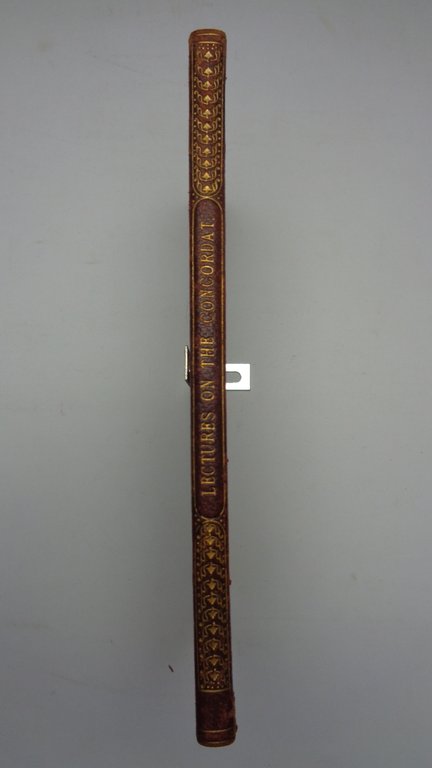 FOUR ADVENT LECTURES, ON CONCORDATS. (Invio autografo)