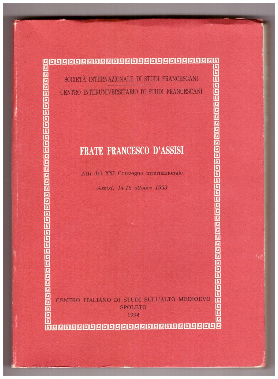 FRATE FRANCESCO D'ASSISI.