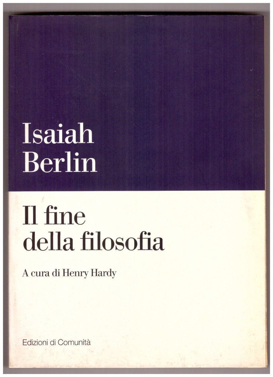 Il fine della filosofia