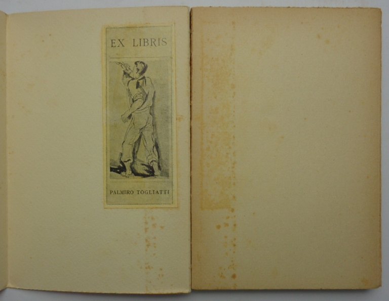 IL TRENO DEGLI APPENNINI. (Ex libris di Togliatti)