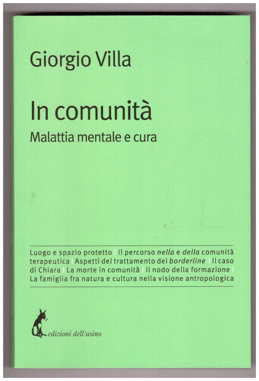 IN COMUNITÀ. Malattia mentale e cura. | Immagine principale