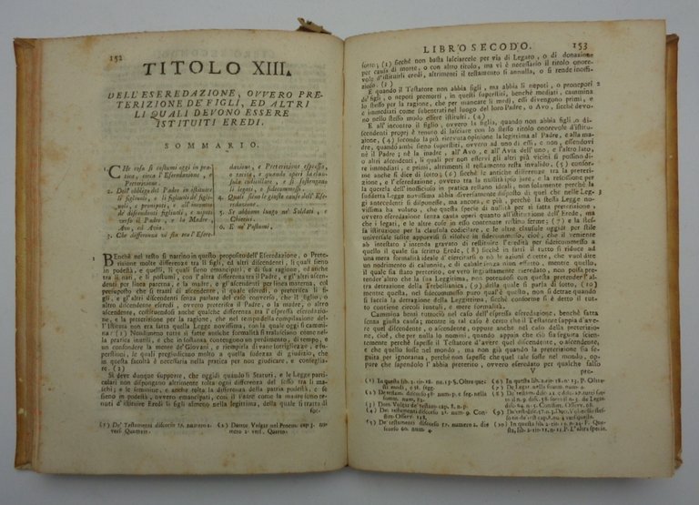 ISTITUTA CIVILE DIVISA IN QUATTRO LIBRI con l'ordine dé titoli …