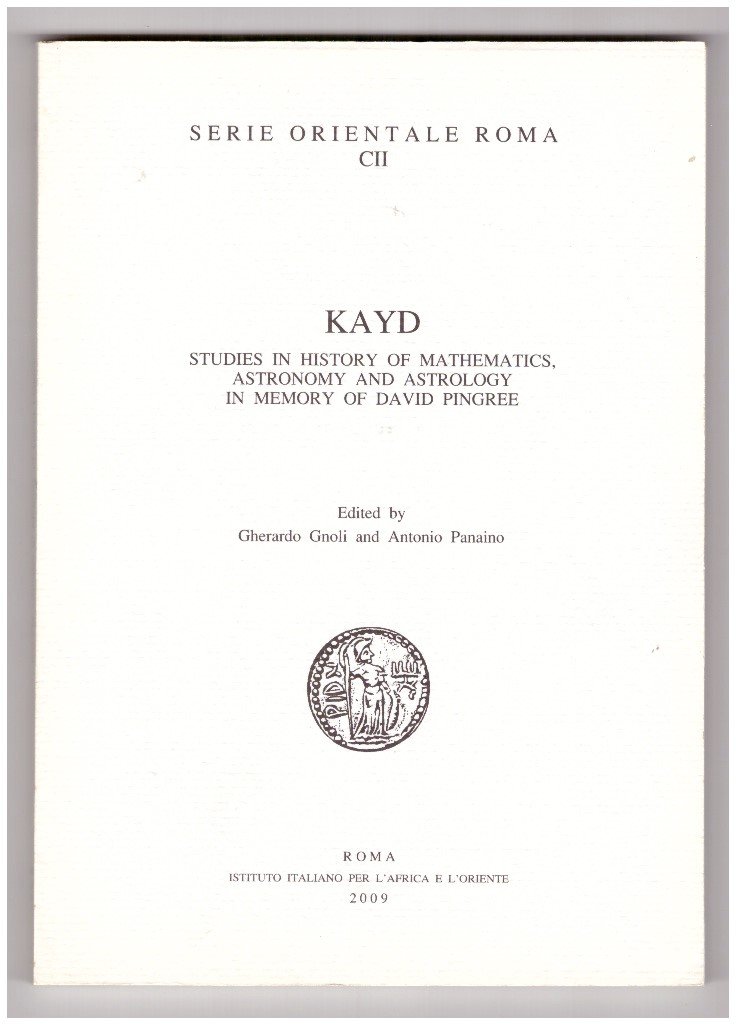 KAYD. Studies in History of Mathematics, Astronomy and Astrology in …