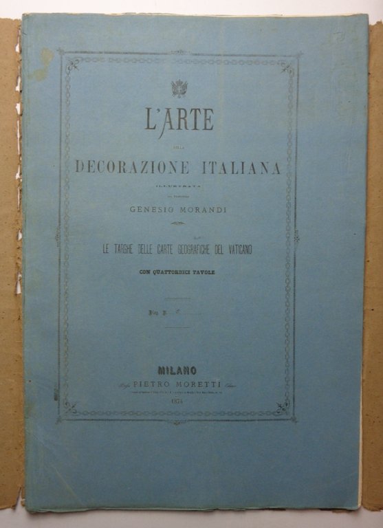L'arte della decorazione italiana. LE TARGHE DELLE CARTE GEOGRAFICHE DEL …