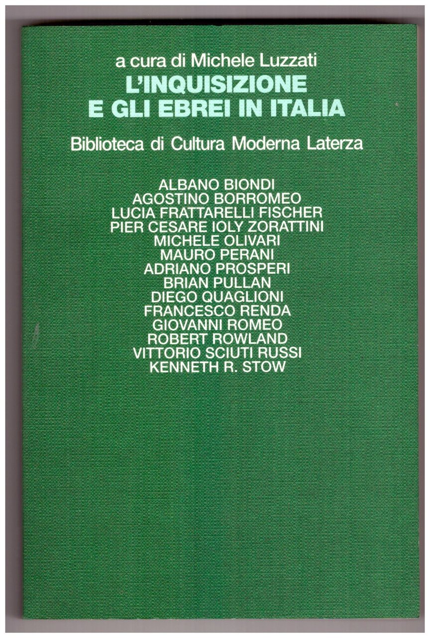L'INQUISIZIONE E GLI EBREI IN ITALIA.