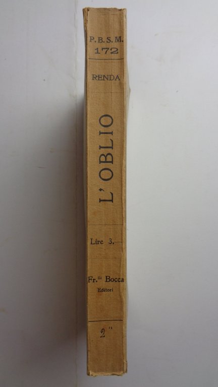 L'OBLIO. Saggio sull'attività selettiva della coscienza. | Immagine Gallery 3