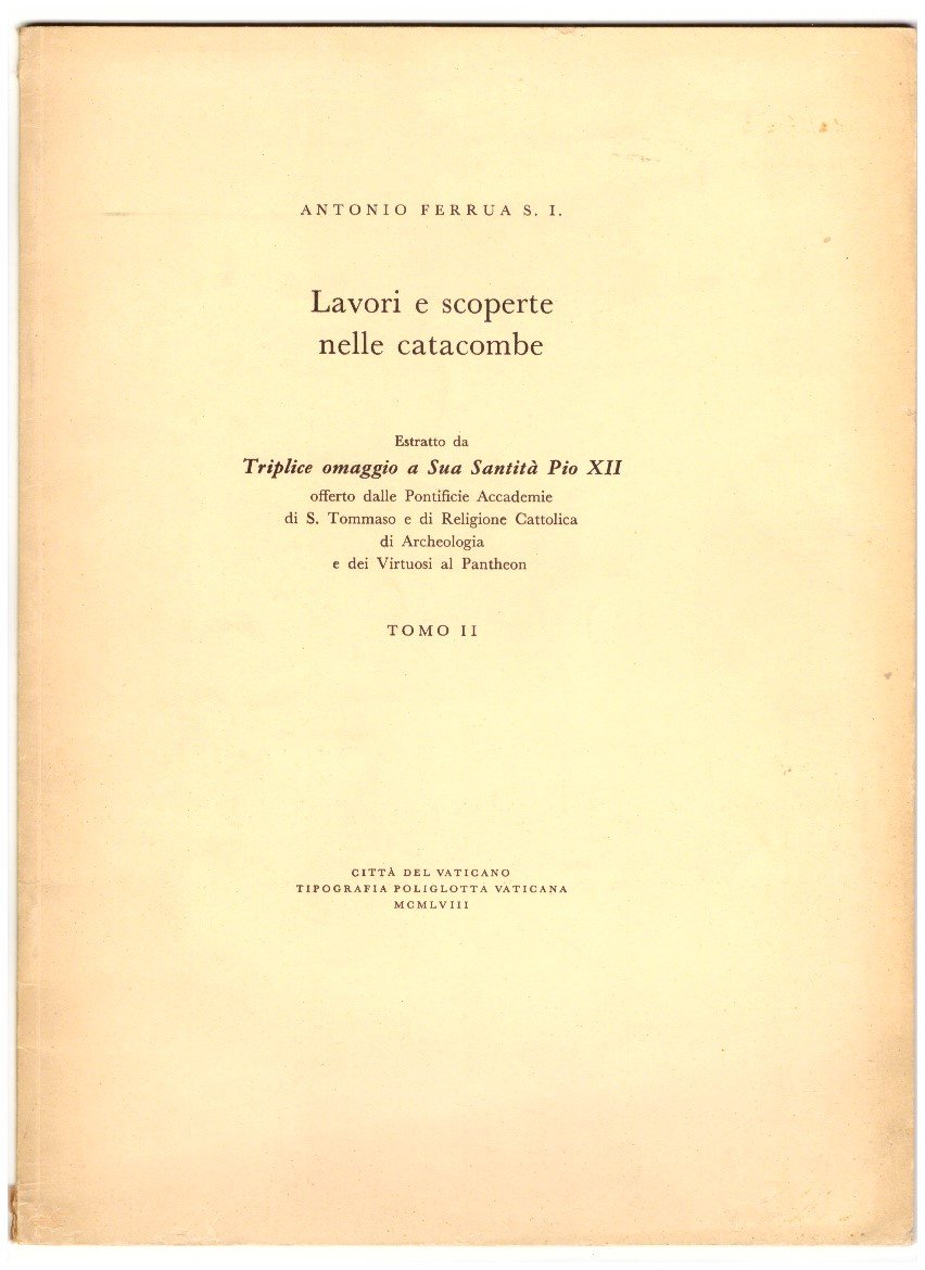 Lavori e scoperte nelle catacombe | Immagine principale
