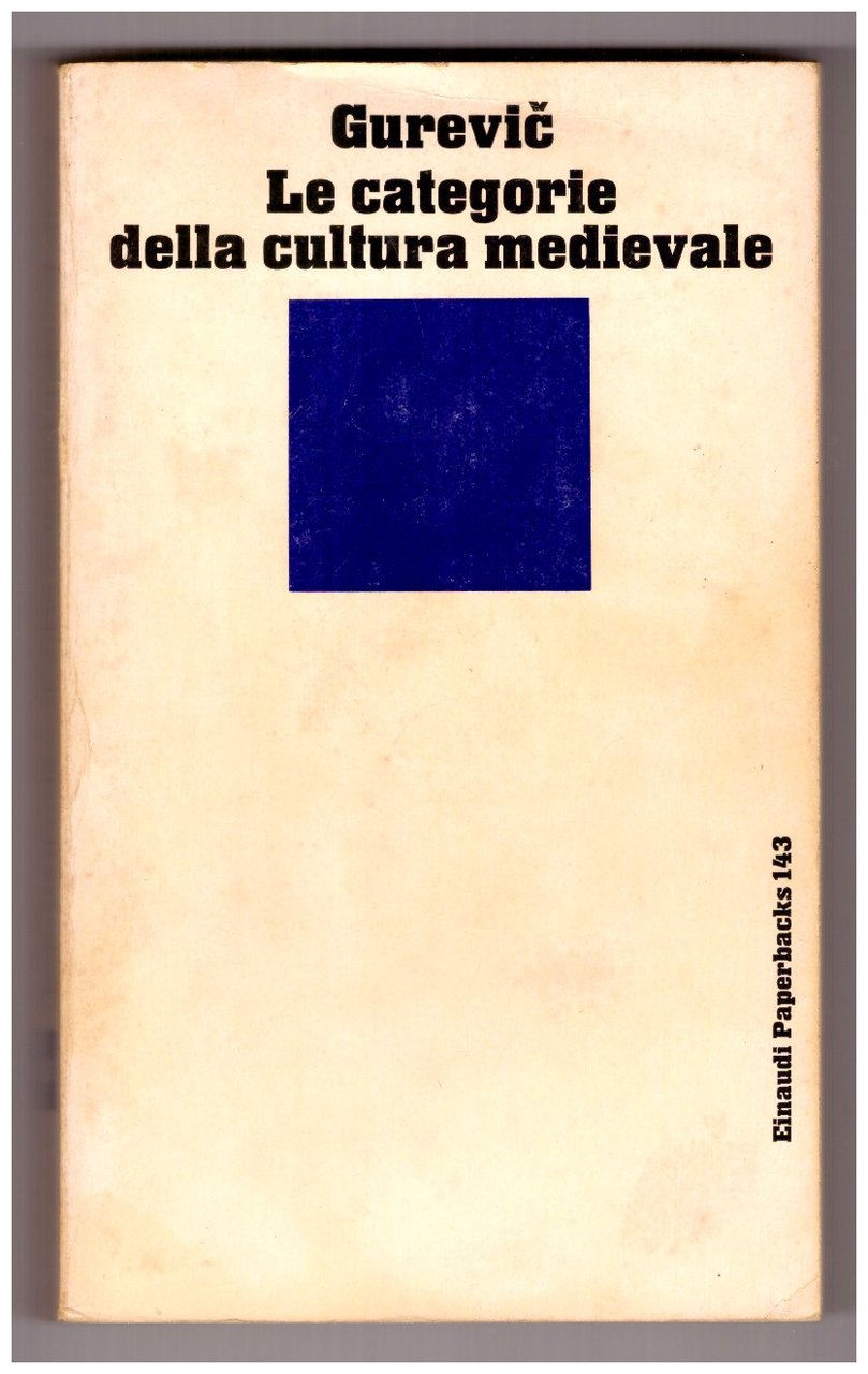 LE CATEGORIE DELLA CULTURA MEDIEVALE. | Immagine principale
