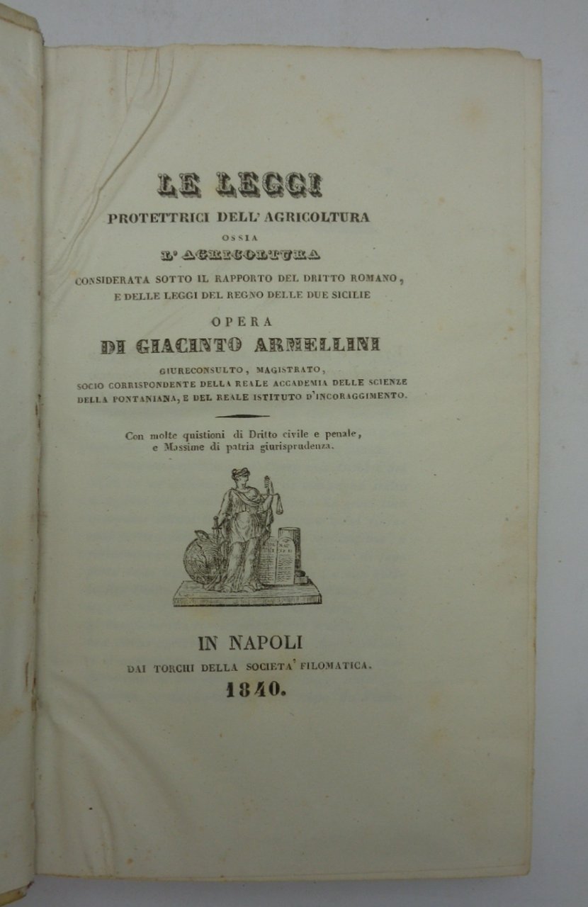 LE LEGGI PROTETTRICI DELLA AGRICOLTURA considerata sotto il rapporto del … | Immagine principale