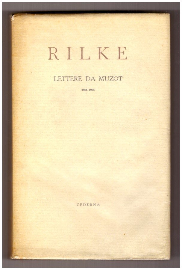 Lettere da Muzot (1921-1926) | Immagine principale