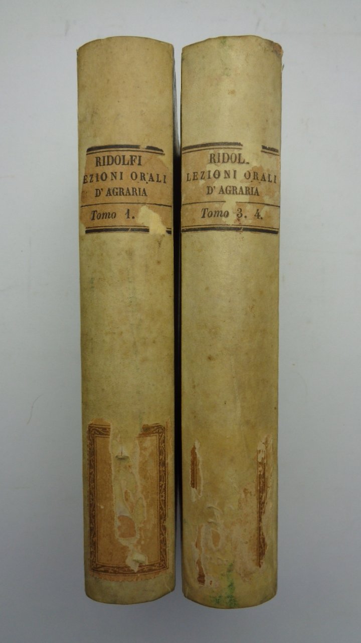 LEZIONI ORALI DI AGRARIA pubblicate ad utilità dei campagnoli italiani. …