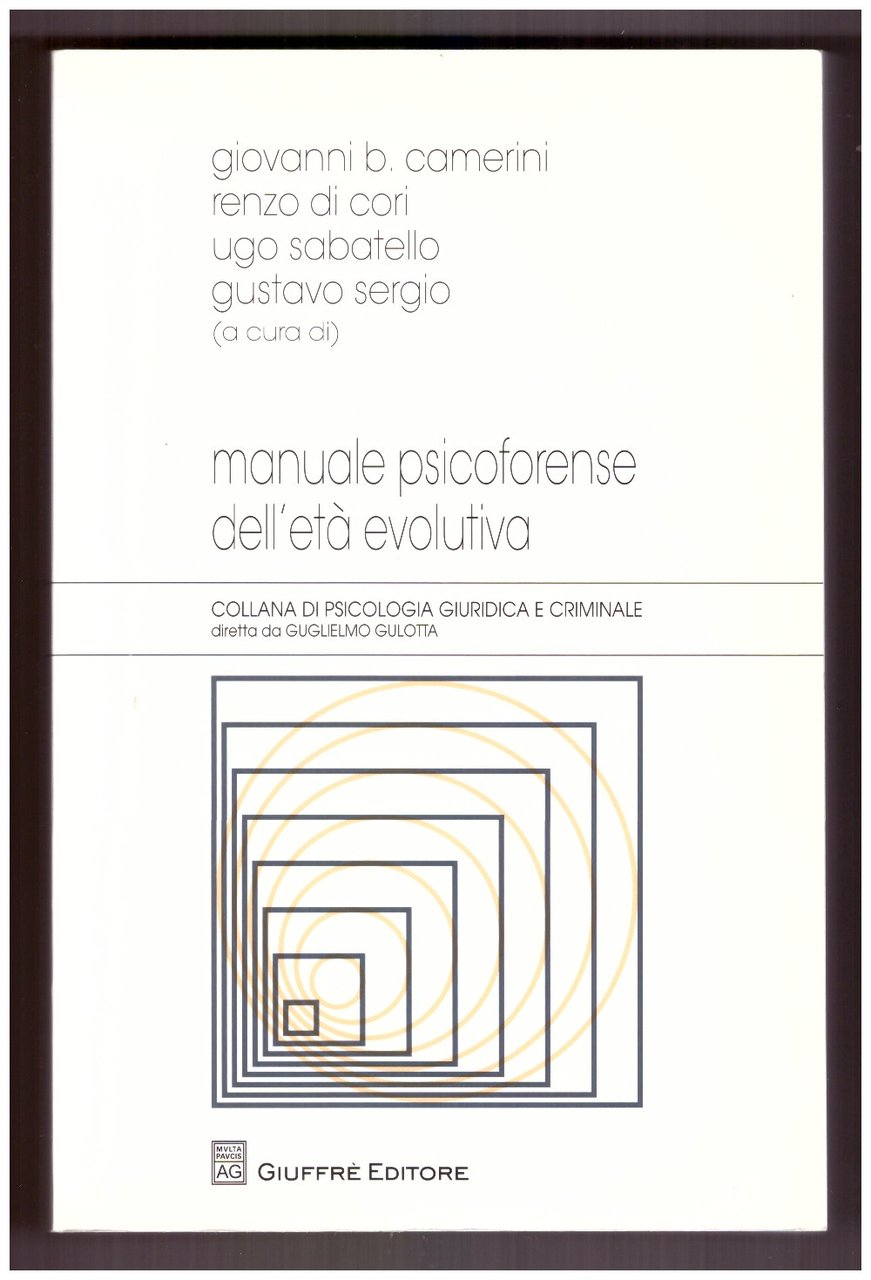 MANUALE PSICOFORENSE DELL'ETÀ EVOLUTIVA. | Immagine principale