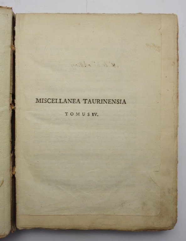 MELANGES DE PHILOSOPHIE ET DE MATHEMATIQUE DE LA SOCIETE' ROYALE …