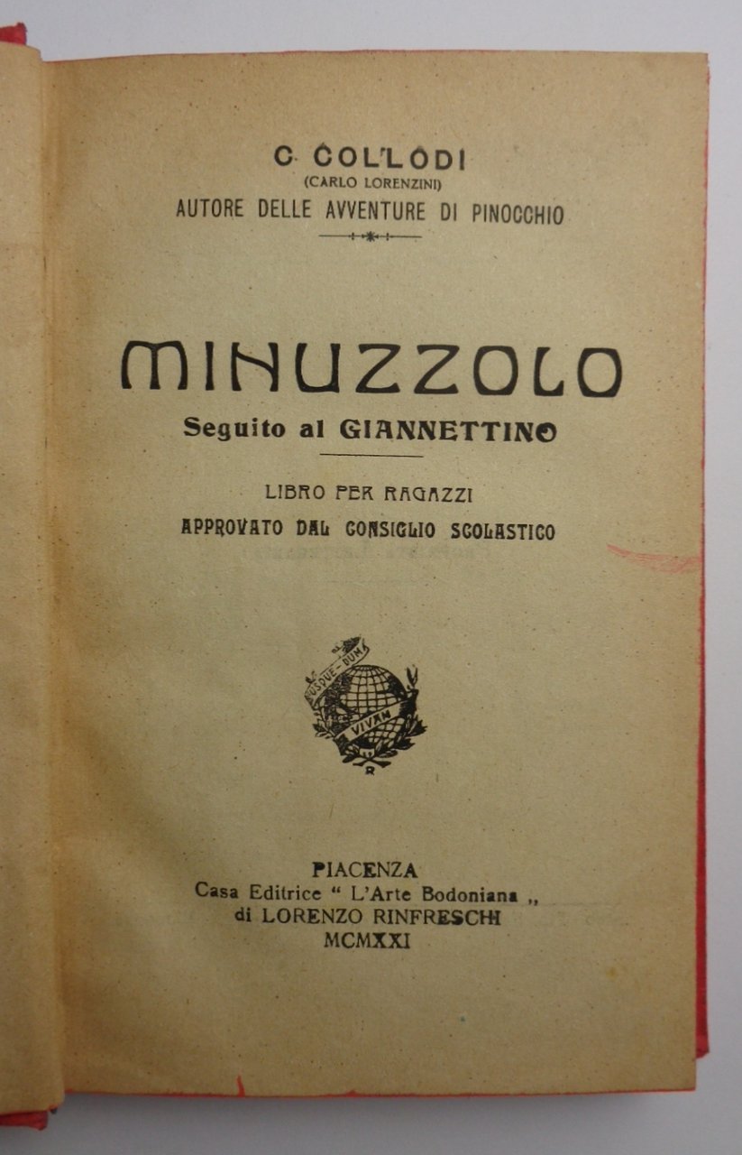 MINUZZOLO. Seguito al Giannettino.