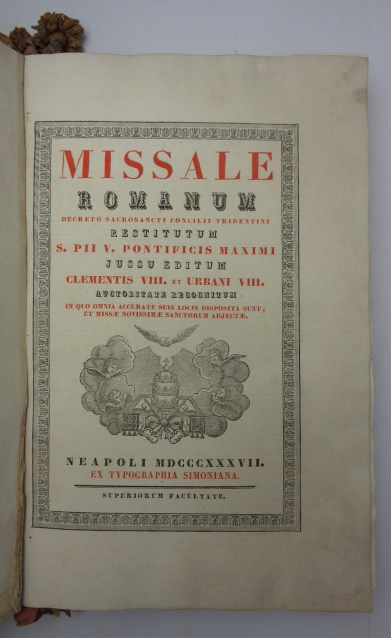 MISSALE ROMANUM | Immagine principale