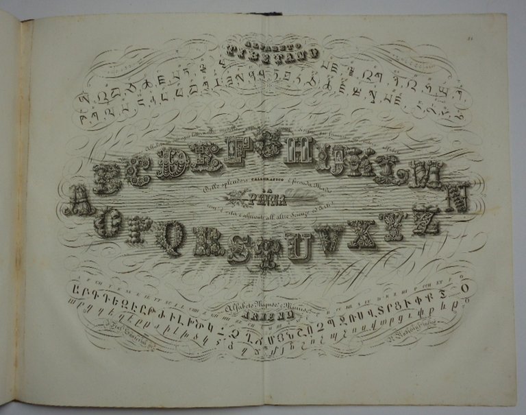 MODERNA COLTURA CALLIGRAFICA, a mano posata e calante. Opera di …