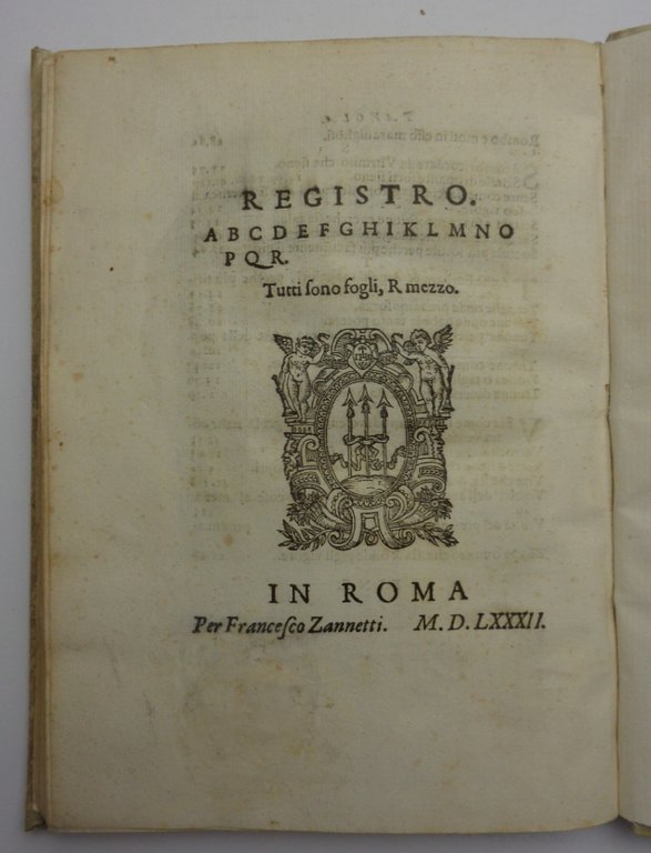 PARAFRASI di Monsignor Alessandro Piccolomini arcivescovo di Patras, SOPRA LE …