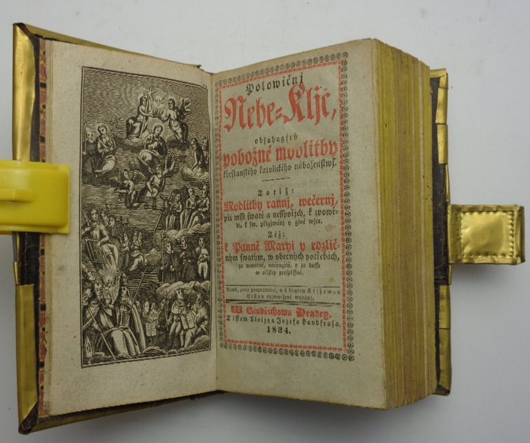 POLOWI?NI NEBE-KLÍ?, OBSAHUJÍCÍ POBO´NÉ MODLITBY (Chiave di mezzo-cielo contenente preghiere …